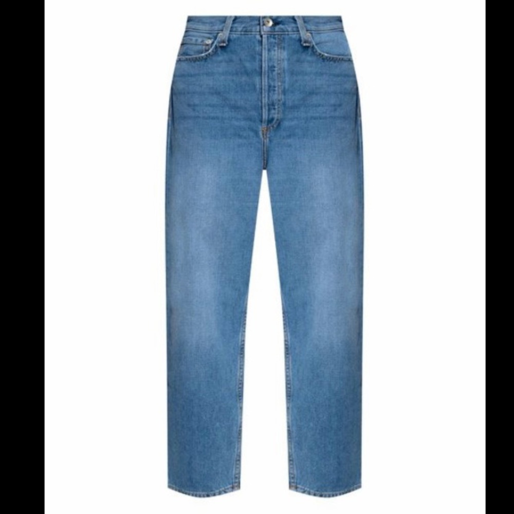 Rag & Bone Womens Blue 90s HR Straight Jean - Celestial Relaxed Indigo 27 NWT